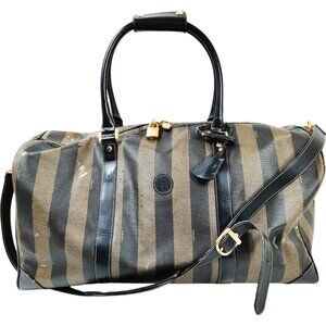 877272BW (L3) Fendi Travel Bag Brown PVC